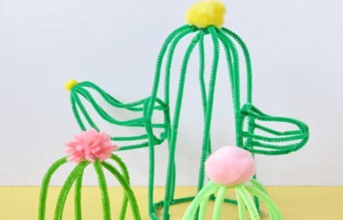 Manualidades con cactus y limpiapipas manualidades con cactus y limpiapipas