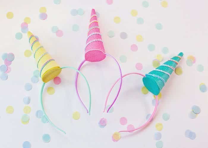 diademas para fiesta de unicornios diademas unicornios para niñas