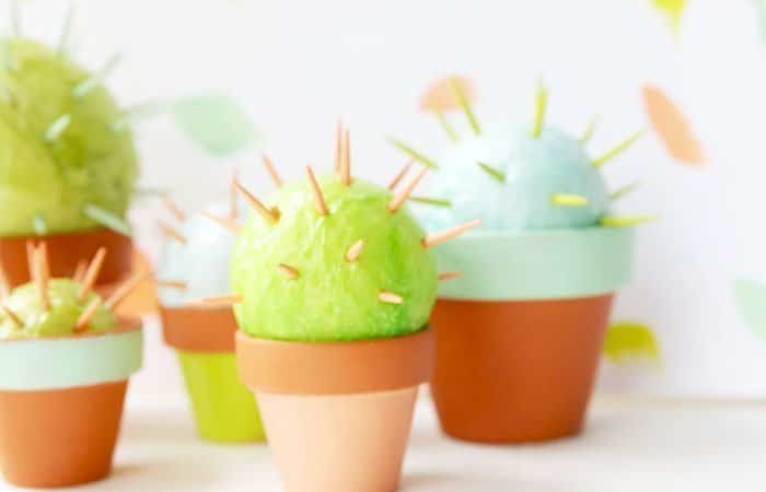 manualidades con cactus y poliespán manualidades con cactus y poliespán