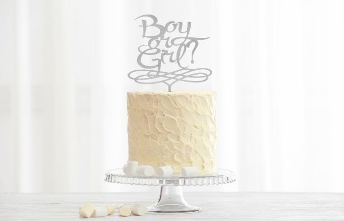 white baby shower