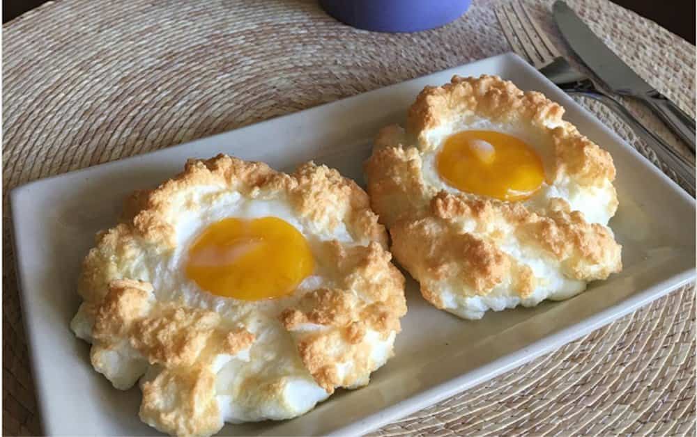 receta huevos nube
