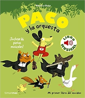 libros de música: paco y la orquesta