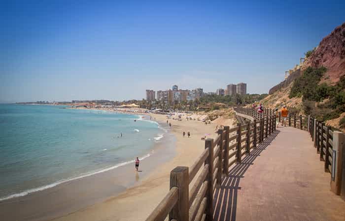 Playa de la Glea en Orihuela, Alicante