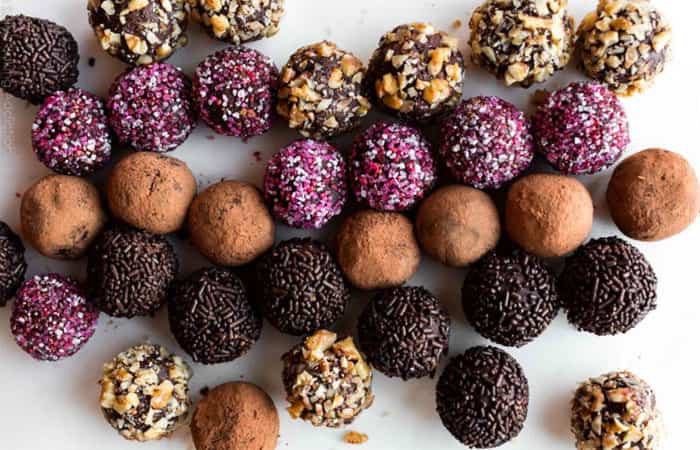 Bolitas de chocolate: trufas con varias coberturas