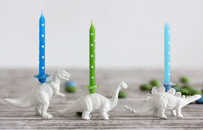 decoración de velas para fiesta de dinosaurios velas fiesta de dinosaurios