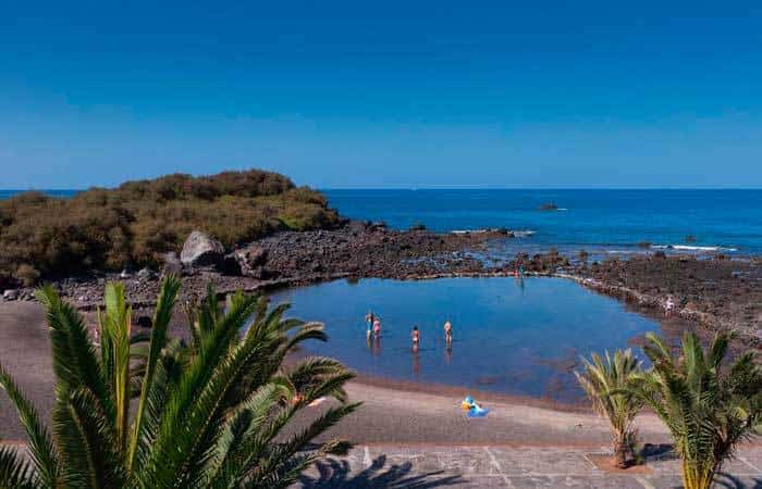 Piscina natural Charco del Conde en Valle Gran Rey, La Gomera