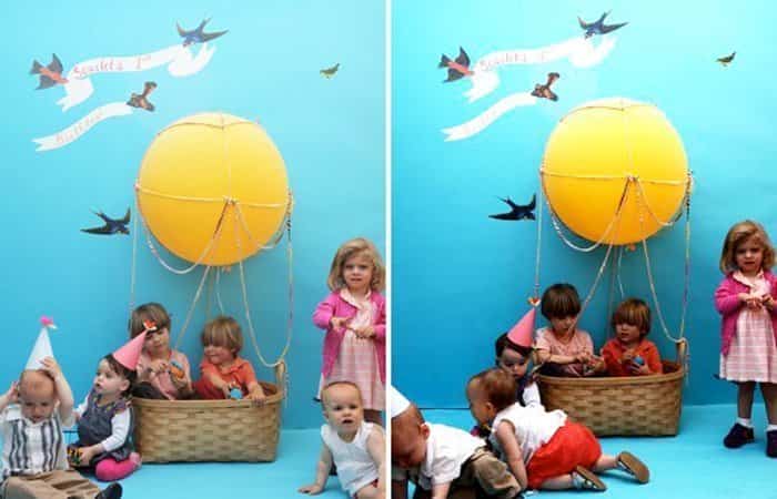 photocall con globos de helio photocall con globos