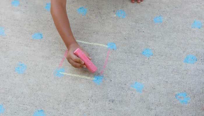 juegos con tiza crear cuadrados juegos con tiza cuadrados
