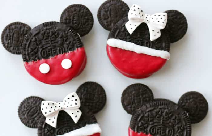 oreo-mickey-y-minnie Recetas con galletas Oreo: Mickey y Minnie