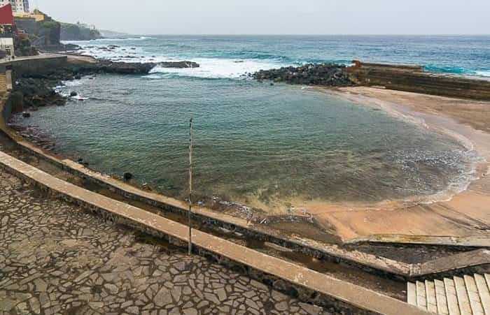 Piscinas saladas de Bajamar en Tenerife
