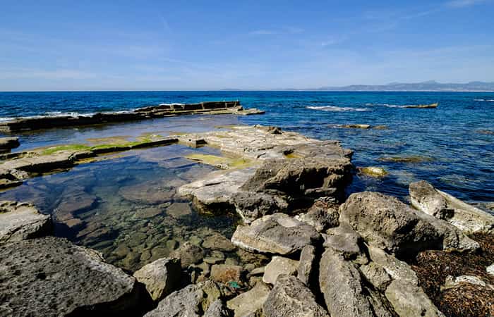 Playa del Delta en Llucmajor, Mallorca