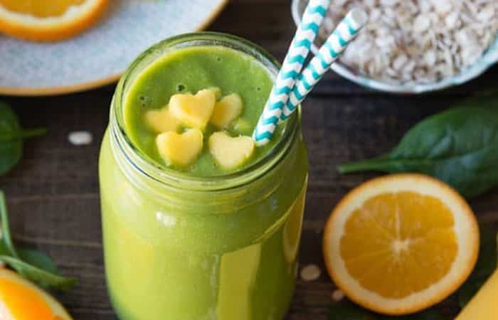 smoothie-de-espinacas-y-mango Smoothies verdes: Batido de espinacas y mango