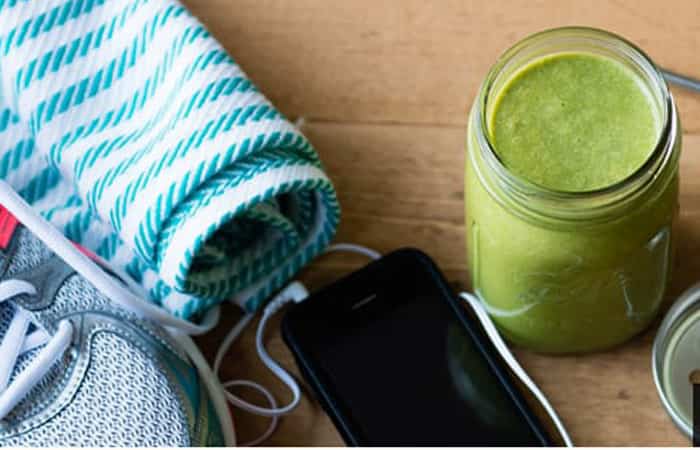 smoothie-de-espinacas-y-platano Smoothies verdes: batido de espinacas y plátano