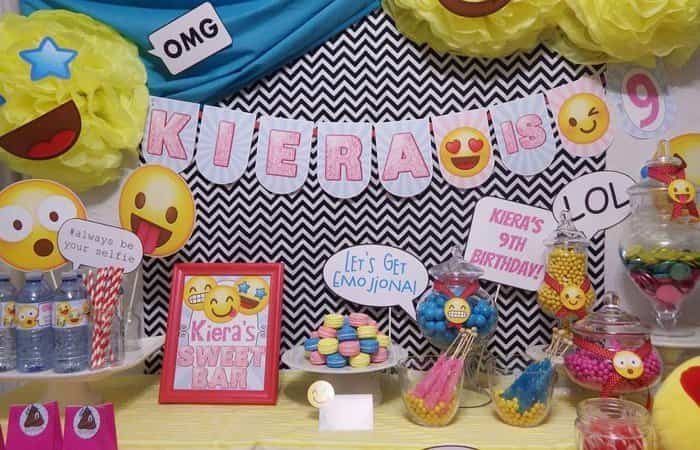 fiesta de emojis decoración fiesta de emojis ideas decoración