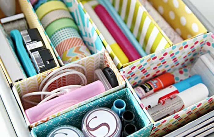 Escritorio de los niños: organizador de cajones Escritorio de los niños: organizador de cajones