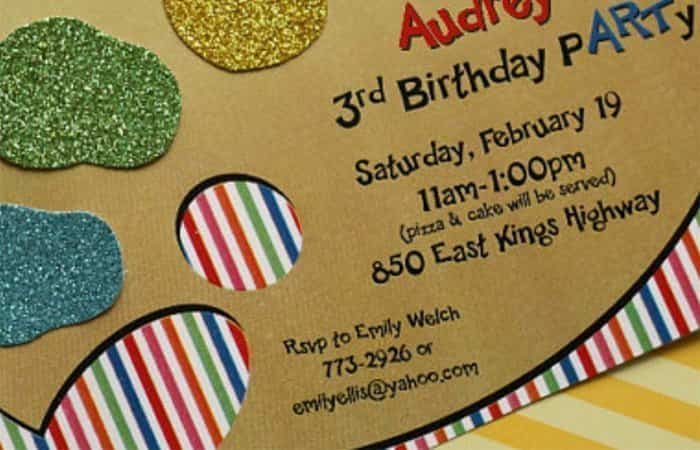 Fiesta de colores idea para invitaciones fiesta de colores invitaciones