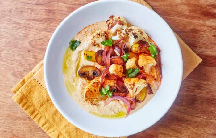 hummus-con-verduras-al-horno Recetas para hacer con niños: Hummus con verduras al horno