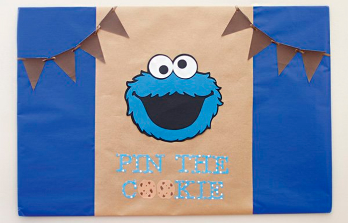 Ideas en marrón y azul para la decoración de la fiesta Decorar una fiesta del monstruo de las galletas