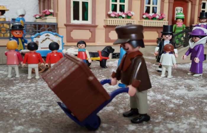 Jugando a ser románticos. Navidad Victoriana