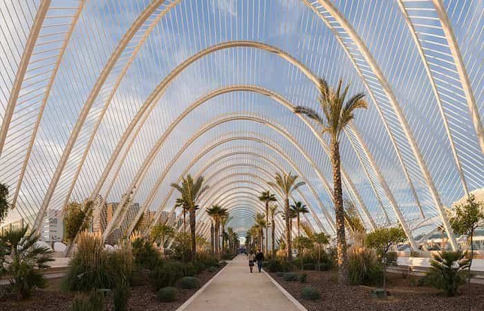 L’Umbracle en la Ciudad de las Artes y las Ciencias en Valencia