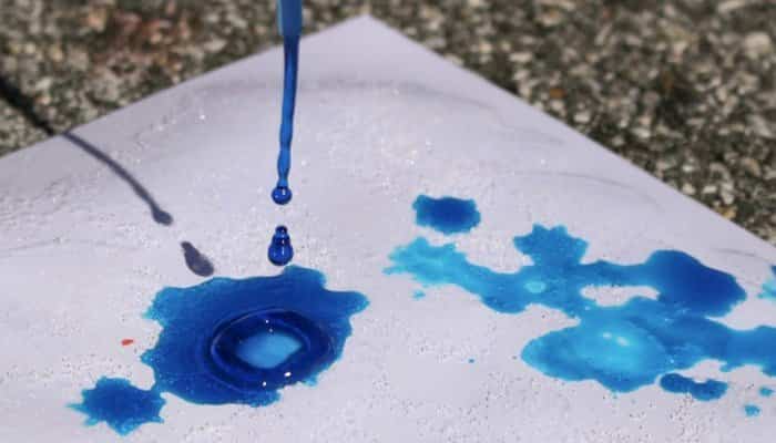 pintar con agua teñda juegos para aprender los colores: con agua teñida