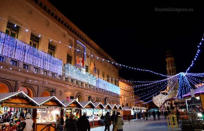 Programación de Navidad en la Plaza del Pilar de Zaragoza