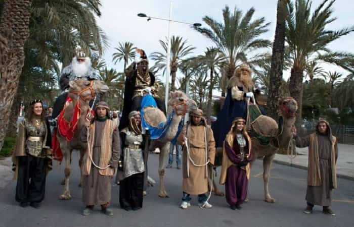 Cabalgata de los Reyes Magos en Elche, Alicante