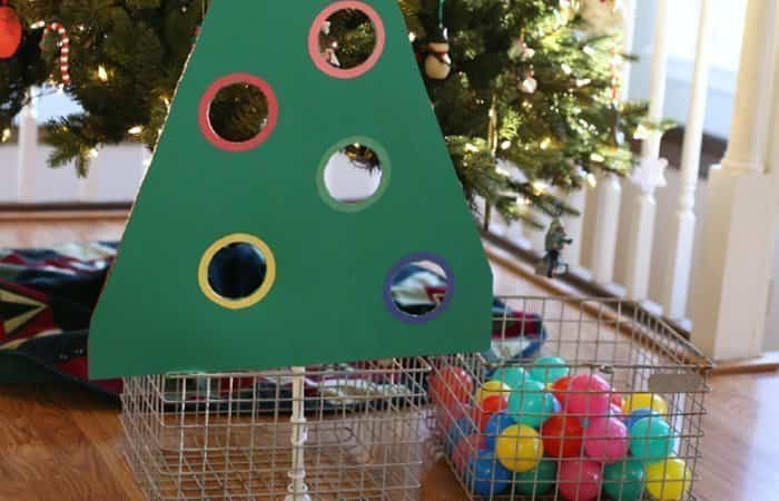 Juegos de Navidad encestar en el árbol Juegos de Navidad encestar en el árbol