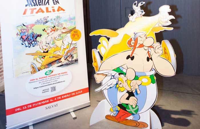 Exposición de Astérix en el Salón del libro infantil y juvenil