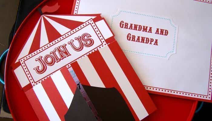 fiesta de circo invitación fiesta de circo invitación