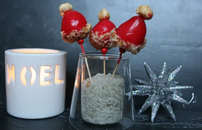 piruletas-de-foie-papa-noel Aperitivos fáciles: Piruletas de Papá Noel