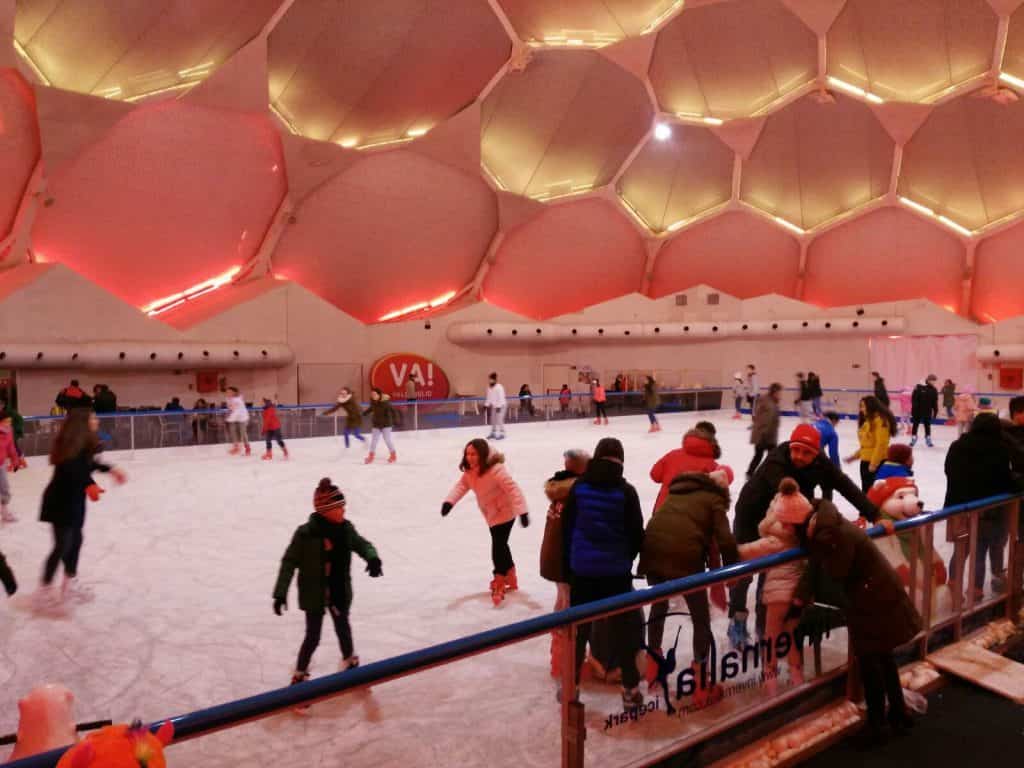 Pista de hielo de Navidad en Valladolid