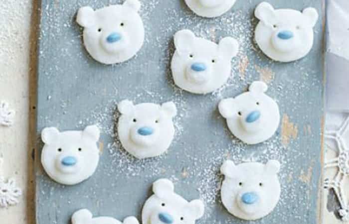 Recetas de postres de Navidad ositos polares Recetas de postres para Navidad osos de menta