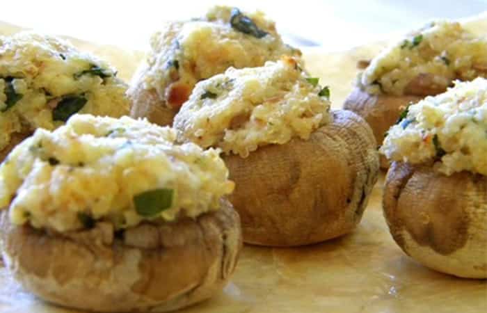 aperitivos de Navidad champiñones Recetas de aperitivos para nochevieja
