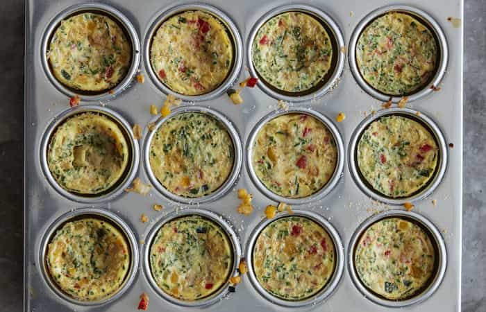 aperitivos de Navidad frittata Aperitivos de nochevieja tortitas