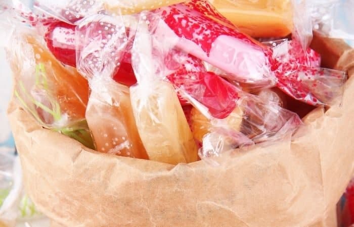 bolsa de caramelos cabalgatas: caramelos