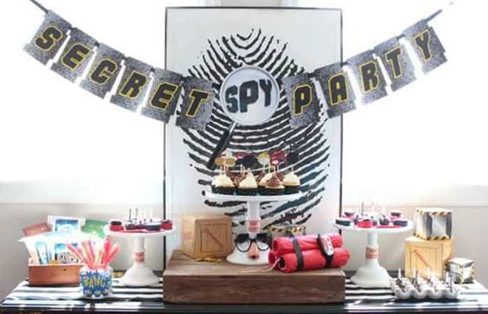 Ideas para celebrar una fiesta de espías Fiesta de espías