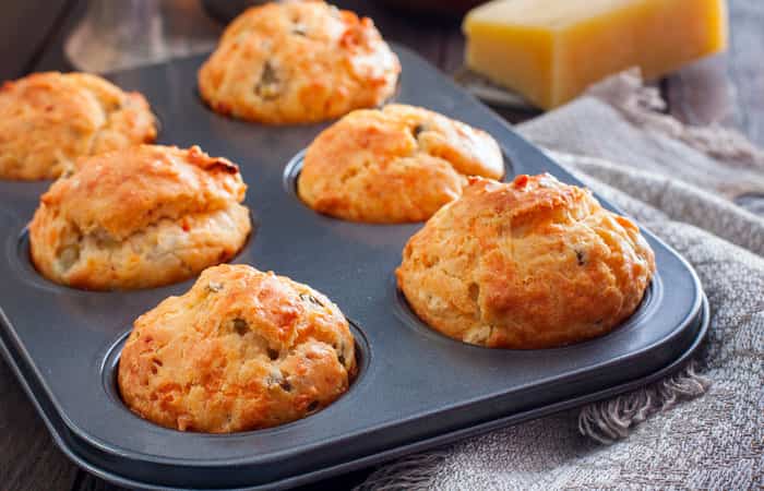 muffins-de-pollo-y-verduras Snaks: Muffins salados