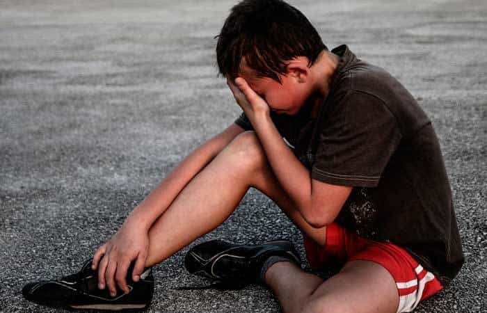 Niño llorando