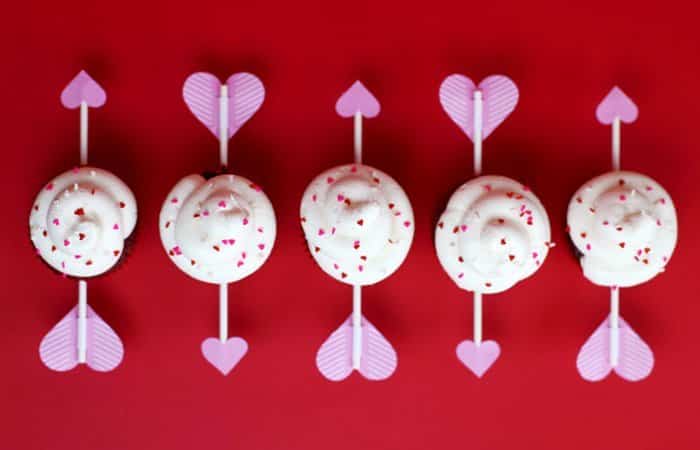 Recetas fáciles para San Valentín, cupcakes Recetas fáciles para San Valentín, cupcakes de Cupido