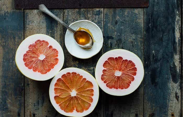 recetas con soplete de cocina cítricos Soplete de cocina: Pomelos con miel