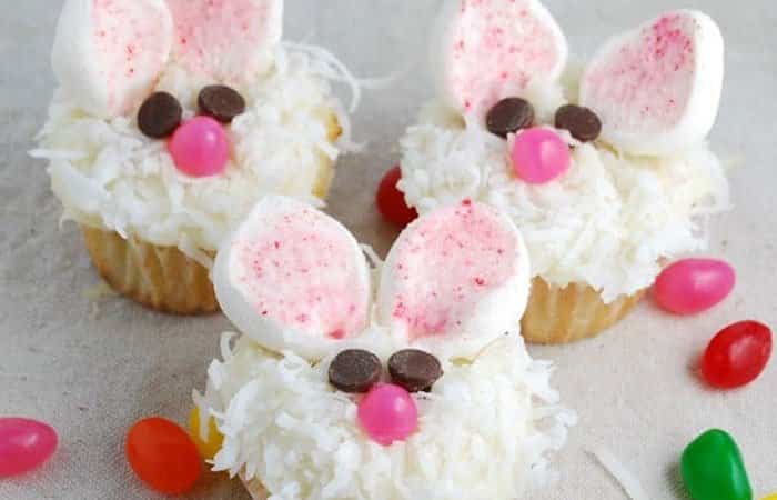 Dulces de pascua: Cupcake de conejo Cupcake de conejo