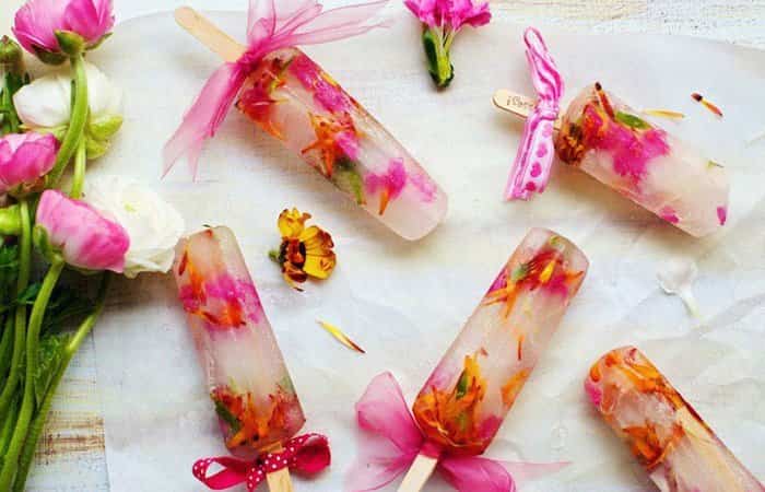 Dulces para el Día de la Madre polos de flores comestibles Dulces para el Día de la Madre polos de flores comestibles