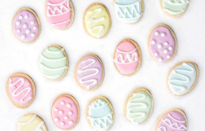 Galletas decoradas Recetas de huevos de pascua: Galletas decoradas