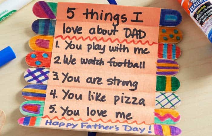 tarjeta-palitos-dia-padre tarjetas para el Día del Padre