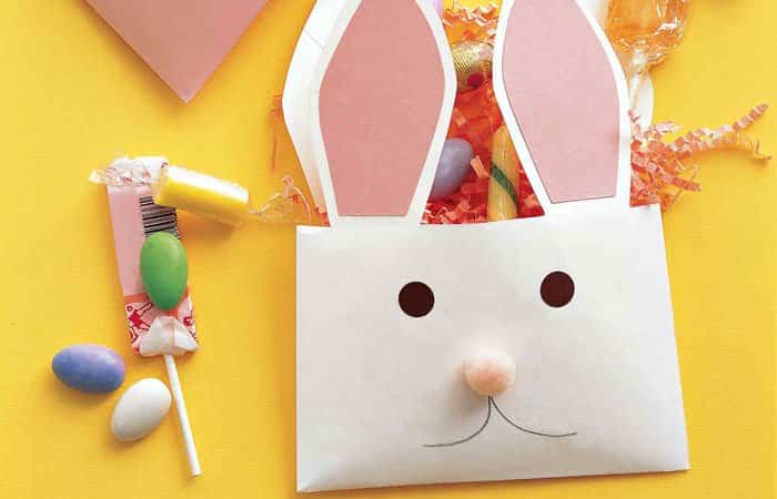 Sobres de conejo Envolver huevos de pascua: Sobres de conejo