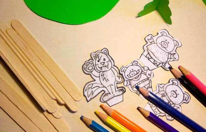 Casita de cuento Manualidad de Casita de cuento