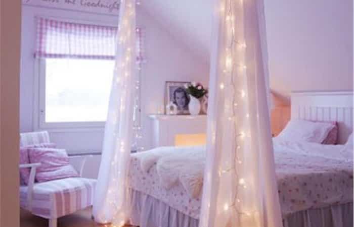 habitación de adolescente cama con dosel habitación de adolescente cama con dosel