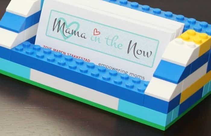 Regalos para el Día de la Madre con Lego, Soporte para tarjetas lego Regalos para el Día de la Madre con Lego, Soporte para tarjetas lego