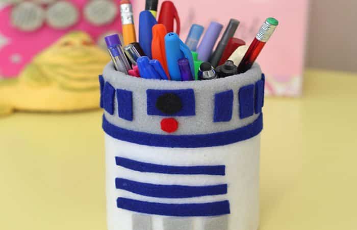 manualidades para fanáticos de Star Wars bote para lápices manualidades para fanáticos de Star Wars bote para lápices